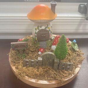 Whimsical Mushroom & fairy House Decor